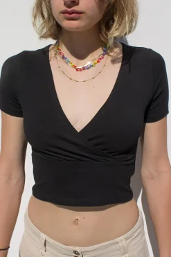 Subdued T-shirt scollo a V Multicolor