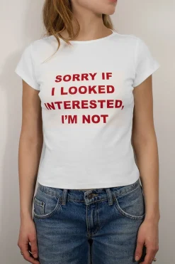 Subdued T-shirt Sorry if i looked Multicolor Outlet