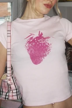 Subdued T-shirt Strawberry Multicolor Outlet